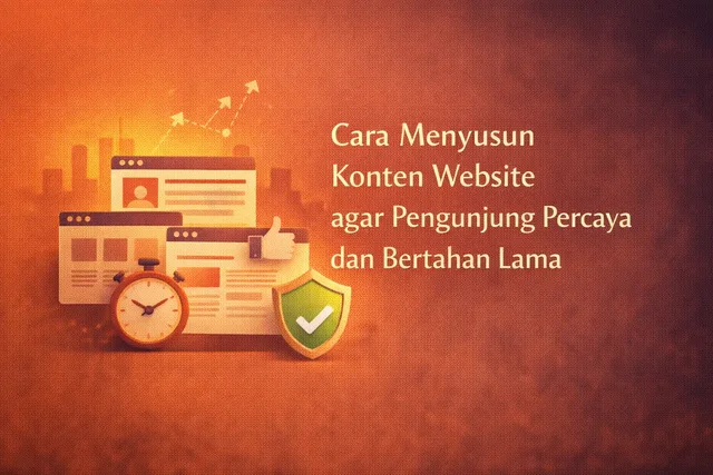 Cara Menyusun Konten Website agar Pengunjung Percaya & Betah