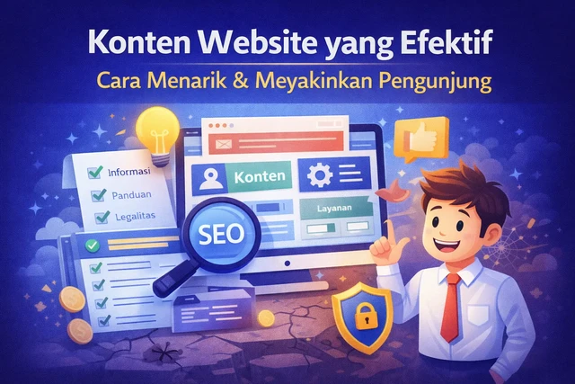 Konten Website yang Efektif: Cara Menarik & Meyakinkan Pengunjung